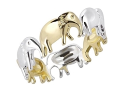 Anel De Elefante Feminino