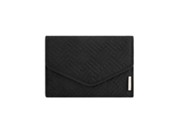 Suporte Dobrável Para Jóias De Algodão 23x15x1,5 Cm Para Viagens Preto