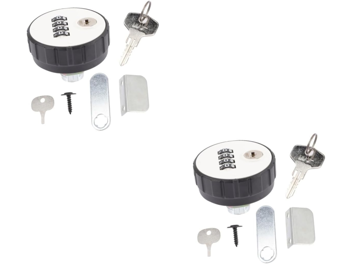 Conjunto De 2 Cadeados Com Código Para Armário, Cadeado Mecânico