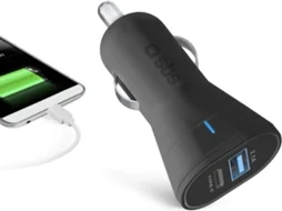 Carregador de Isqueiro SBS TECRTC1USB2AUL Preto