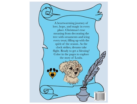 Livro Coloring Book - A Christmas Tale For You! Loulu de Alina Ayala (Inglês)