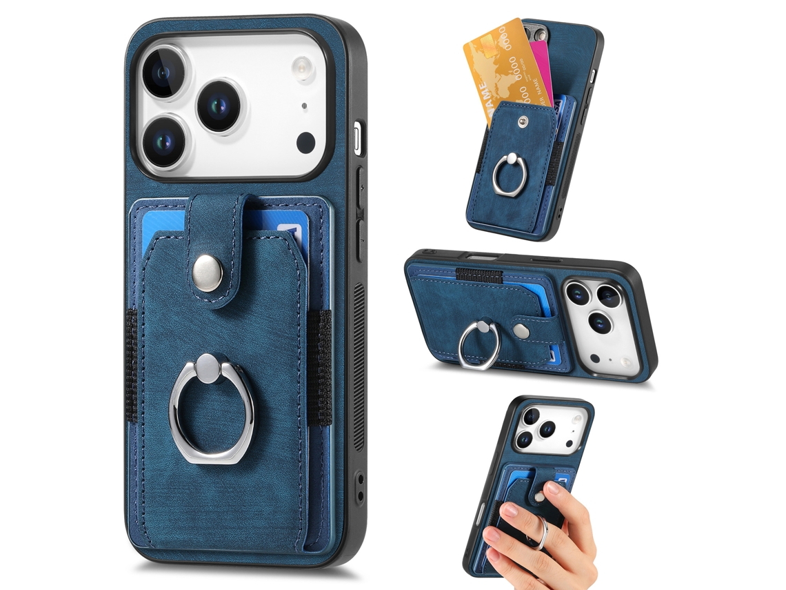 Capa Com Porta-cartões Para Iphone 17 Pro Max