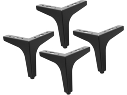 Sewacc Conjunto De 4 Pés Apoio Triangulares Para Móveis, Ideais Para Sofá, Cama, Cômoda E Mesa De Centro