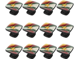 Puxadores Quadrados Para Armários De Cozinha, Puxadores Para Armários E Gavetas, 12 Peças, Bandeira Americana E Mexicana