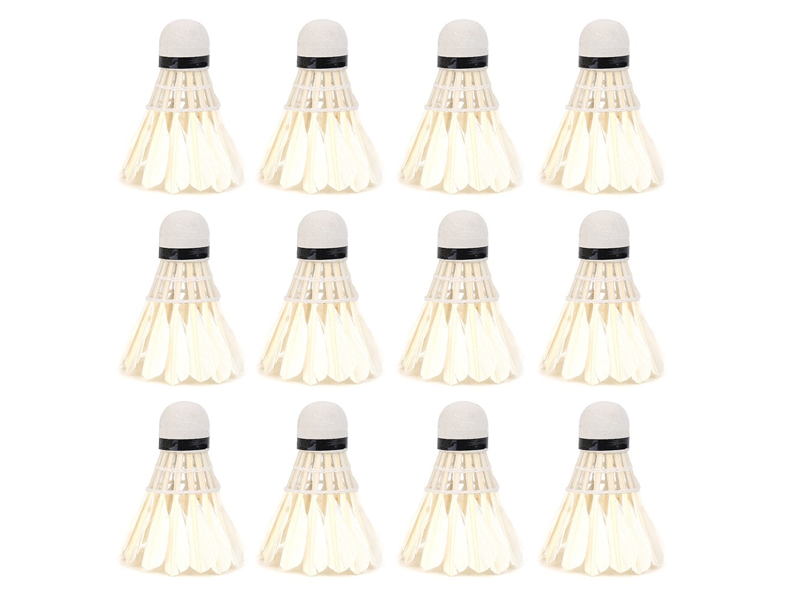 Bolas De Bádminton Laxiscreed Com Plumas Brancas Para Desporto De Alta Qualidade