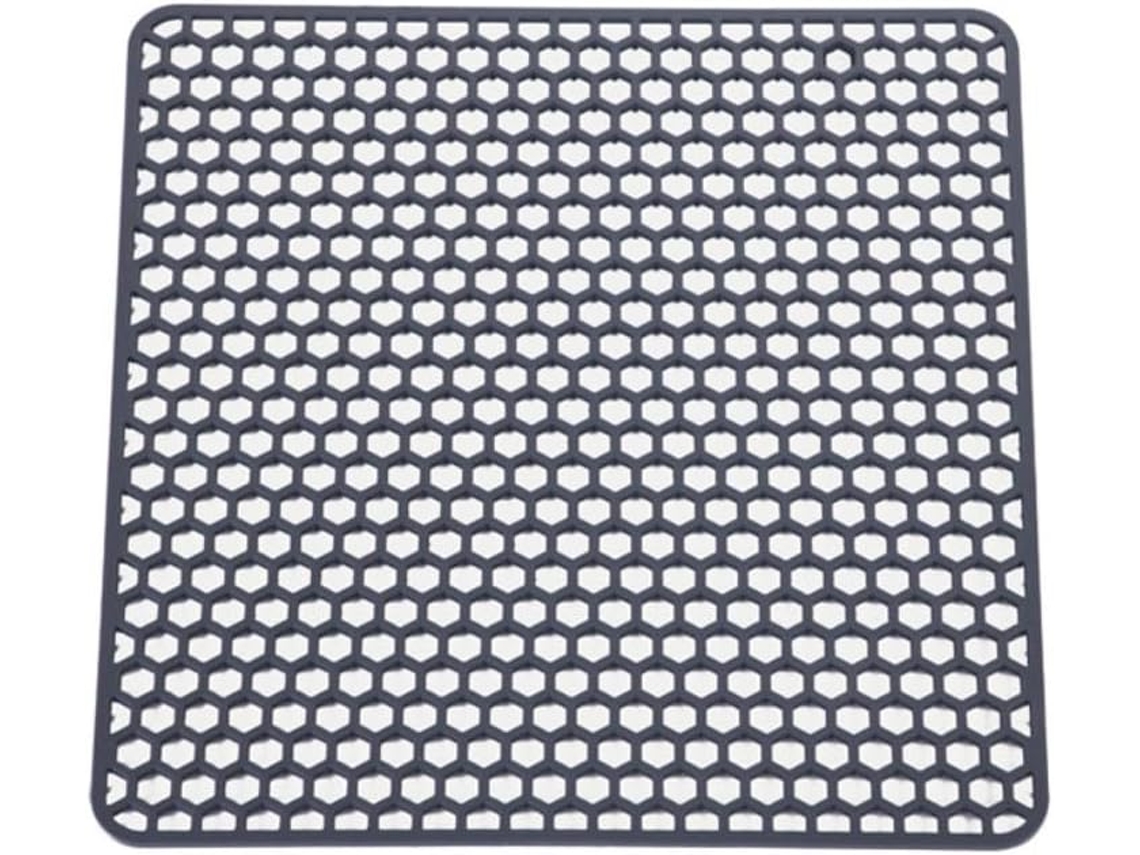 Tapete de silicone para Pia Cozinha, antiderrapante e fácil de limpar, 30 x 30 cm (12 x 12 polegadas)