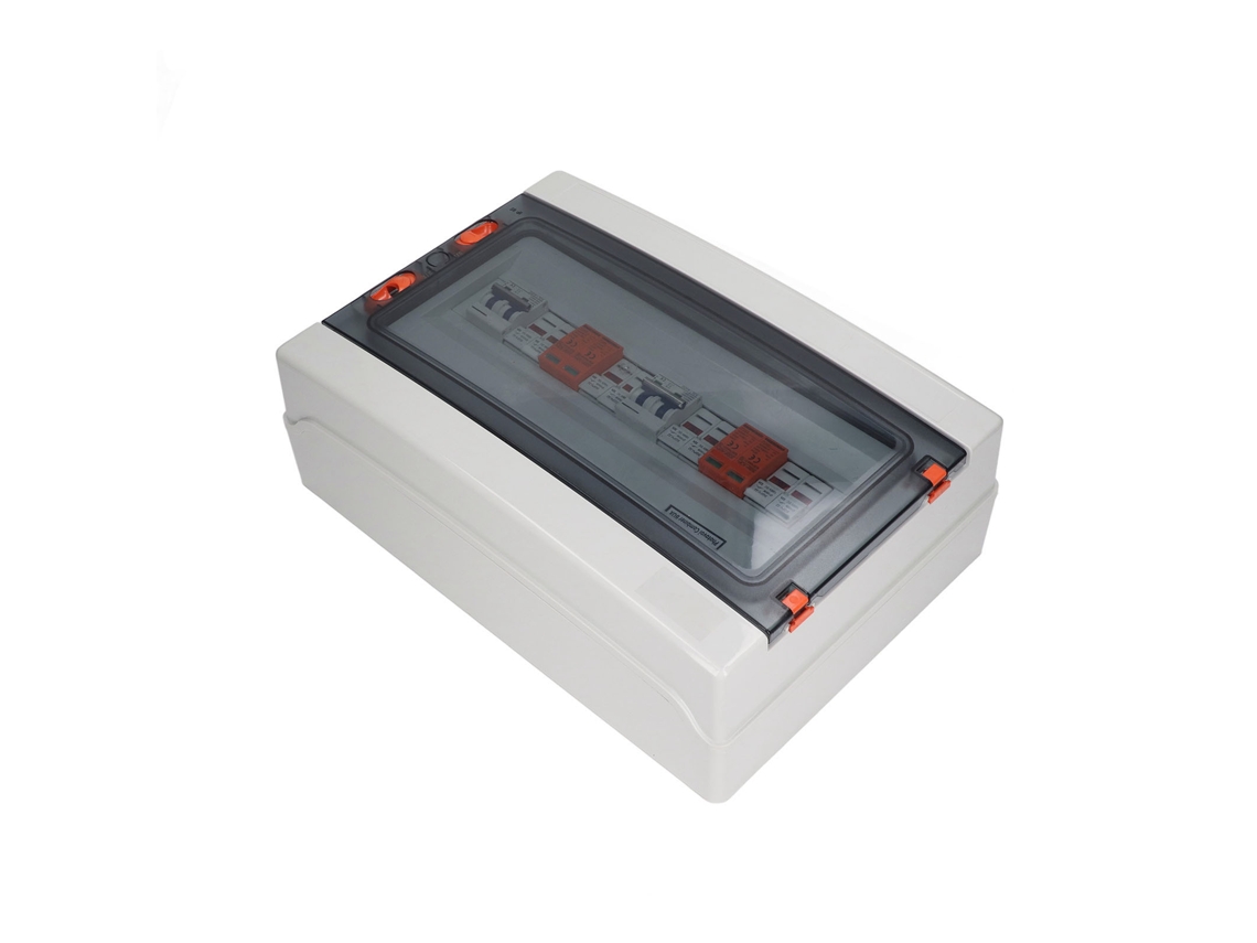 Laxiscreed Caixa Combiner Fotovoltaica Ip65 Com 4 Entradas E 2 Saídas Para Painéis Solares