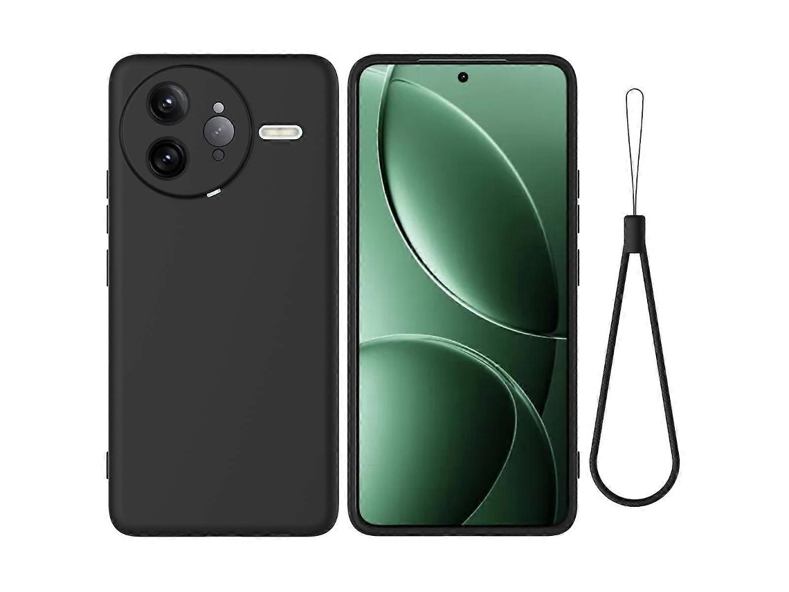 Capa De Celular De Silicone Líquido De Cor Sólida, À Prova De Quedas E Com Cobertura Total