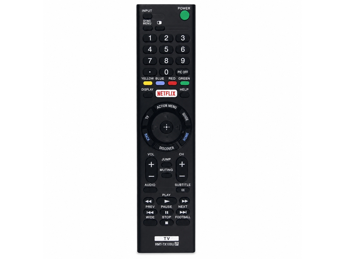 Comando À Distância Para Tv Compatível Com Sony Rmt-tx100u_dae