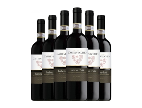 Vinho RE MANFREDI Barrique Castelvecchio Barbera Barbera d'Asti (0.75 L - 6 Unidades)