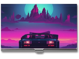 Porta de Visita Mental Retrowave Estojo Fino | S/MARCA