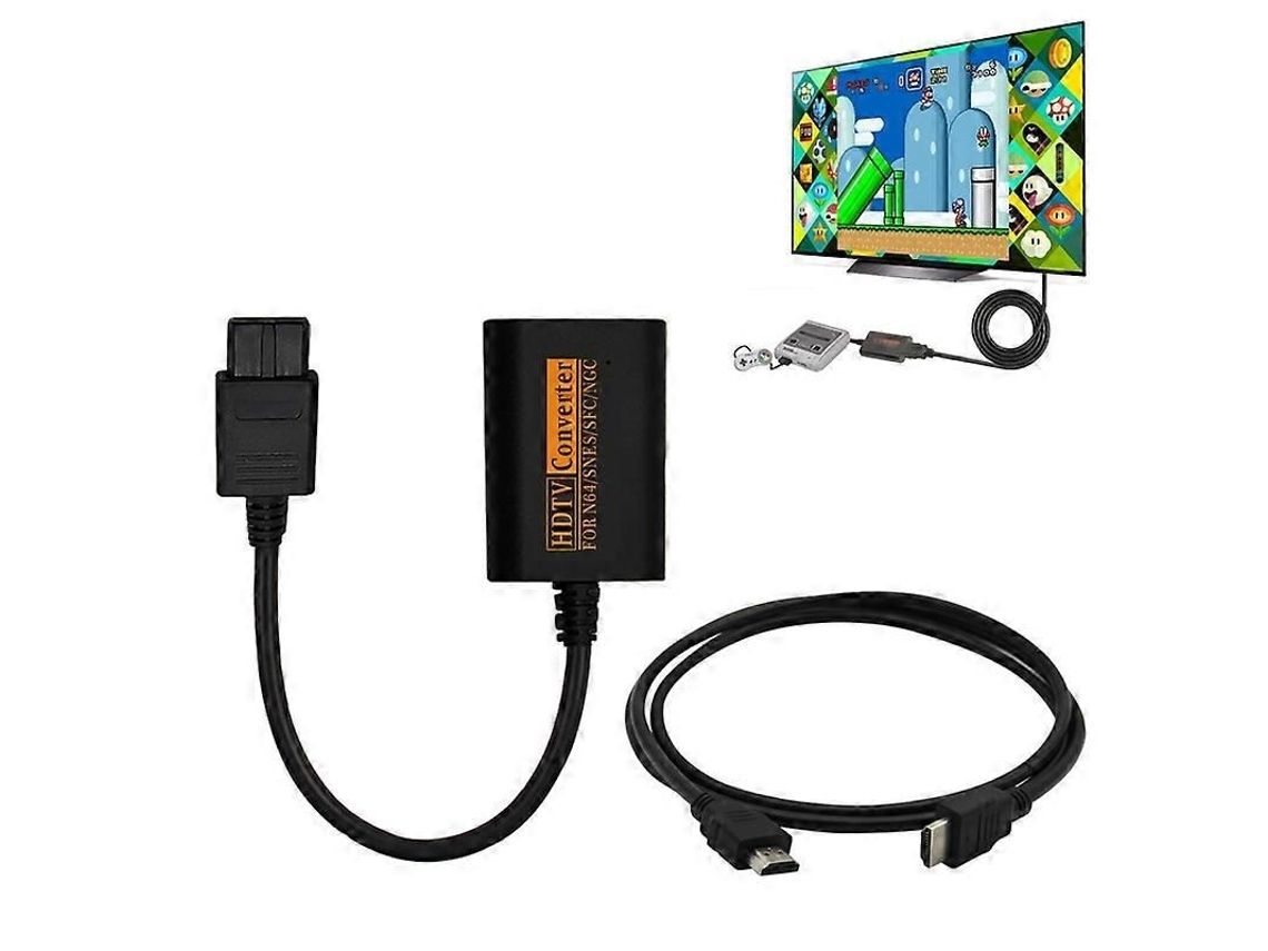 Conversor HDMI de Vídeo para Consoles Retrô Ngc/n64/snes/sfc GOKOCO
