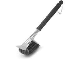 Escova de Limpeza para Grelha, Aço Inoxidável, Cabo Longo AQUAFORGE