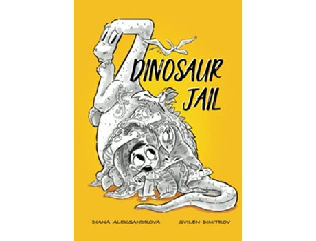 Livro Dinosaur Jail Dino Trouble de Diana Aleksandrova (Inglês)