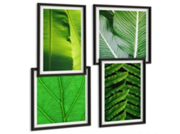 Composição De Quadros Pinturas Asiáticas, Japandi Moldura Preta Imagens Para Um Quarto Infantil Espelharte (conjunto De 4 Imagens)
