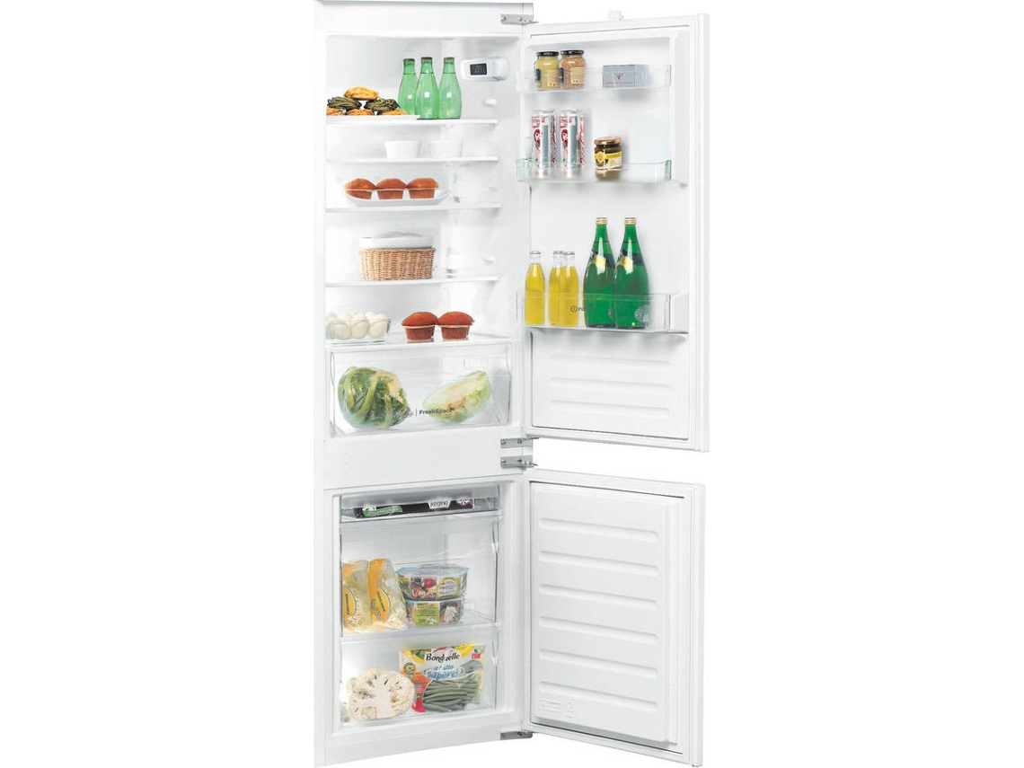 Frigorífico Combinado Encastre INDESIT BI 18A2 D/I (Estático - 177 cm - 273 L - Branco)
