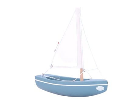 Barco TIROT Madeira - Amarelo - 21 cm)