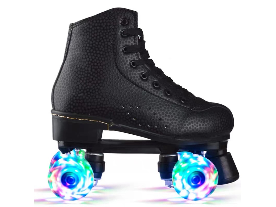Double-row Figure Skates (led Flashing Wheels, Wear-resistant)