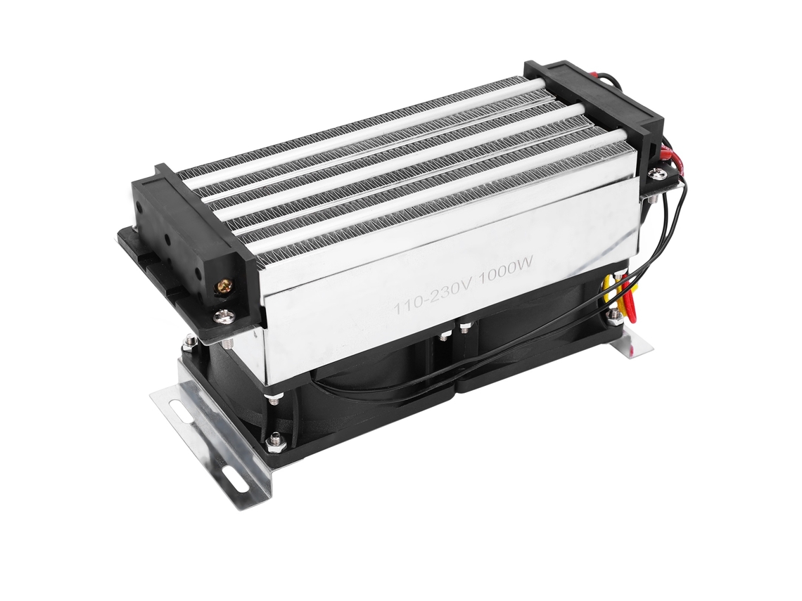 Elemento de aquecimento cerâmico PTC para aquecimento elétrico isolado, termostático e seguro, potência CA de 1000 W