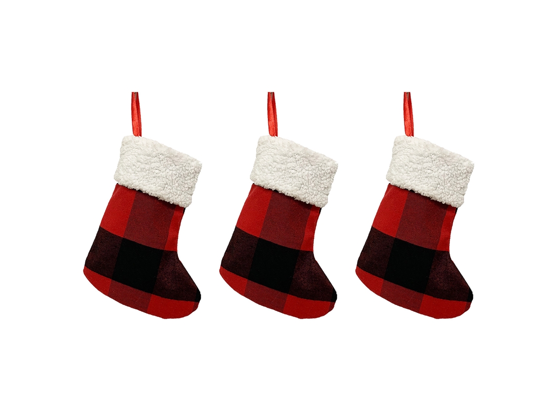 Laxiscreed Decorações Natalícias: Meias, Ornamentos E Porta-balas Para Árvore De Natal