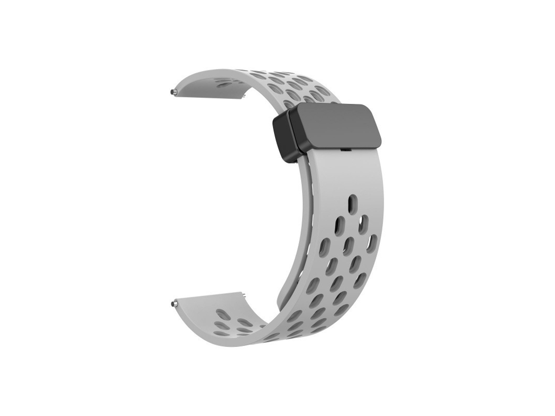 Pulseira magnética de silicone para Watch GT6, compatível com Huawei GT5, Samsung Watch 6, Xiaomi S4 e outras pulseiras.