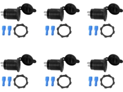 Adaptador de Energia com Carregador Usb Duplo de 6 X 5v 4.8a para Barco SFUSHOS