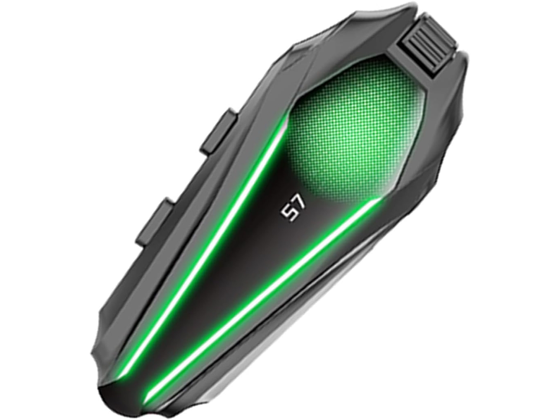 Vbestlife Casque De Moto Bt, Interphone Com Son Surround 3d Conectividade Dispositivo Duplo Bateria 1000 Mah,