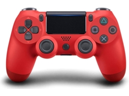 Comando para PS4 VENISYMLIS 20210833 Vermelho (Wireless)