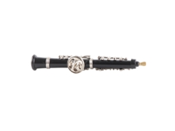 Broche Oboe Simulação Instrumento Musical Estojo Veludo Vermelho