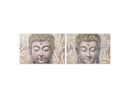 Home Esprit Quadro de Buda Oriental 120 x 3 x 80 cm (2 unidades)