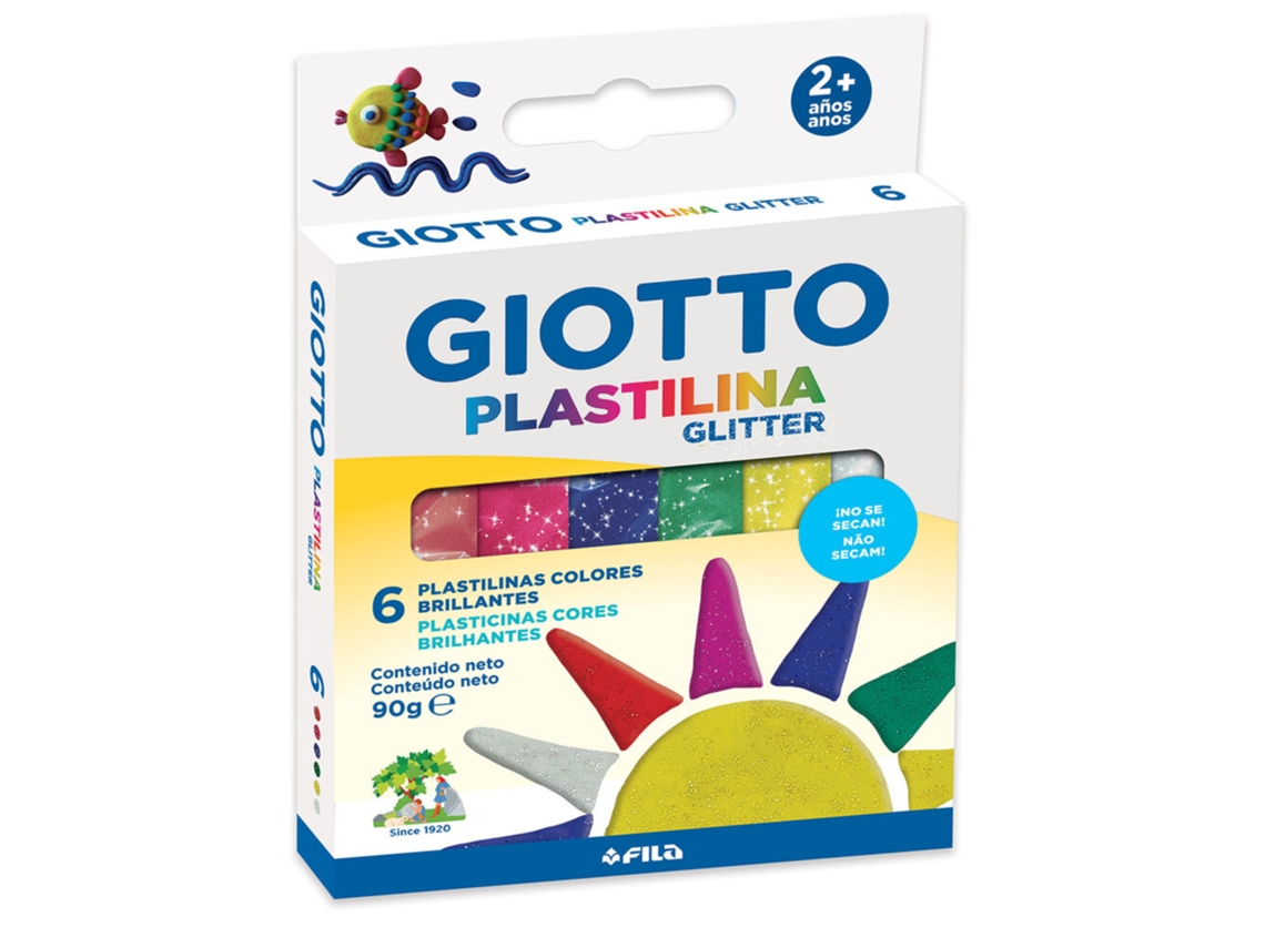 Plasticina Cores Glitter GIOTTO