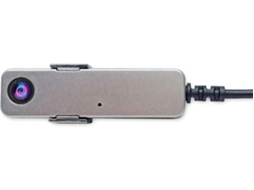 Câmera de gravação Bestvite Full HD com microfone, compacta e portátil, ideal para transmissão ao vivo e gravação de viagens (prata)