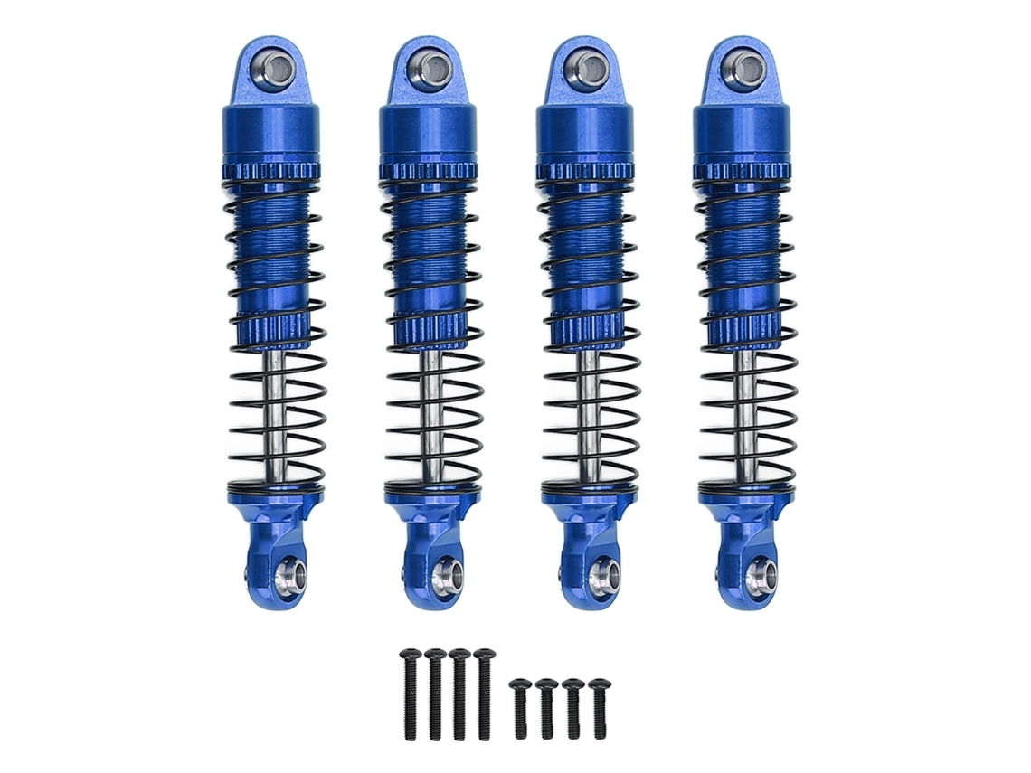 Mali 4pcs Amortecedor de Choque Rc 50mm Peças de Upgrade Alumínio T6061 Alto Resistência Azul para Carro Rc