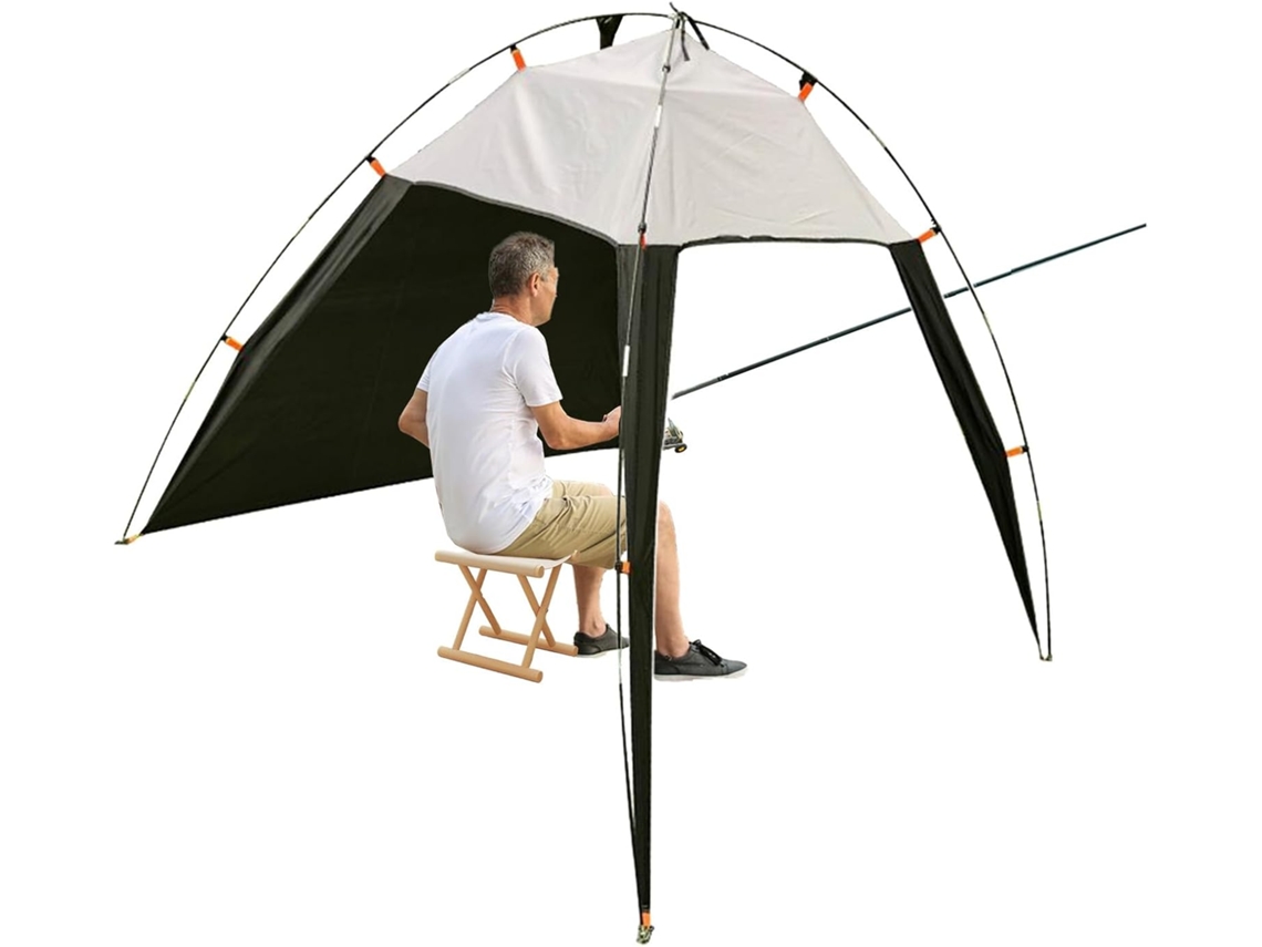 Toldo Tipo Vela Toldo Portátil, Resistente A Rasgos E À Prova Dágua Tenda Leve, Impermeável E P Gokoco