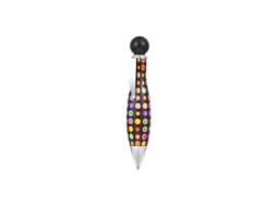 Caneta Aplicadora de Diamantes para Pintura com Diamantes, Multicolorida, em Formato de Bola de Boliche Preta AQUAFORGE