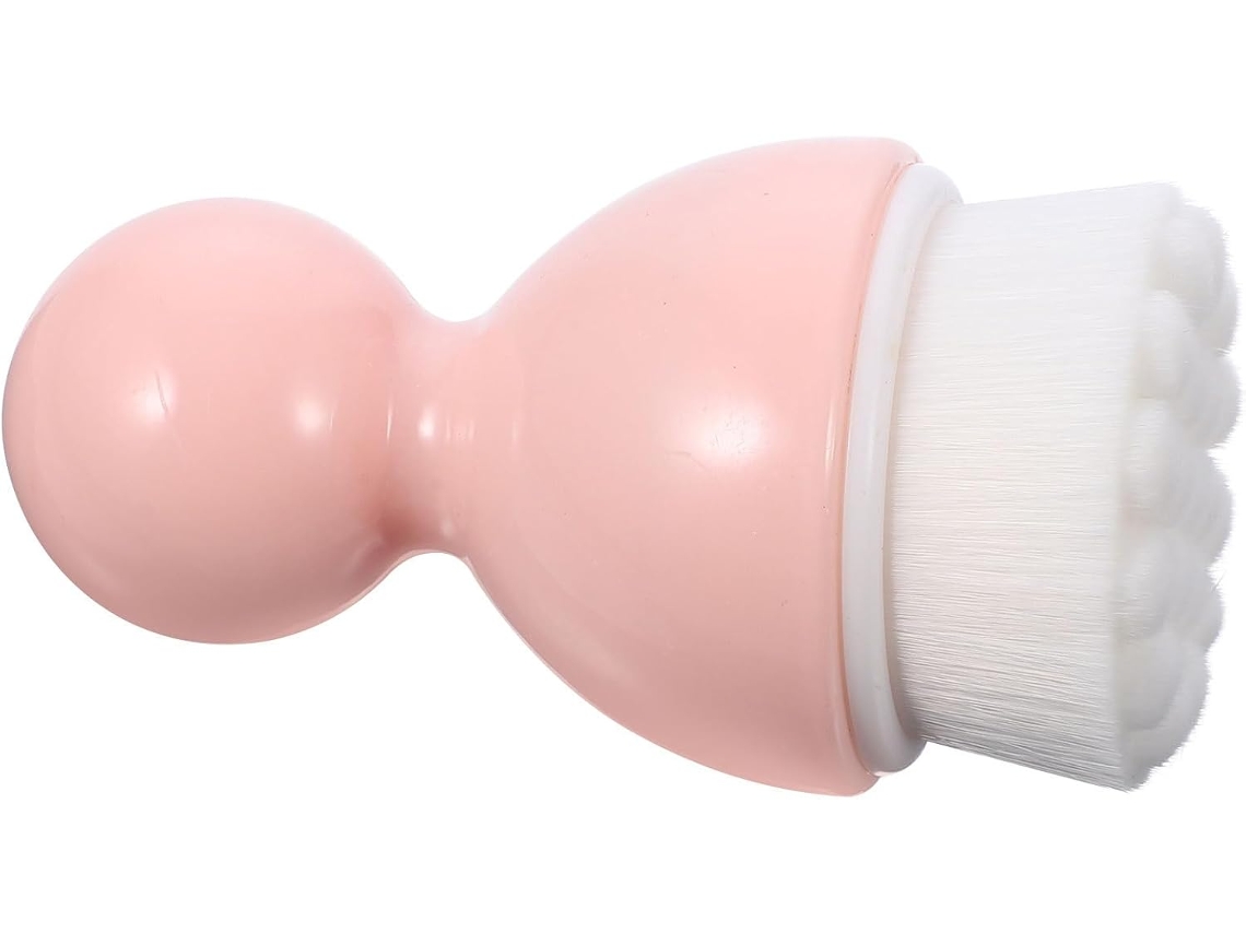 Escova De Limpeza Facial Manual Rosa Para Remoção De Cravos (fibras)