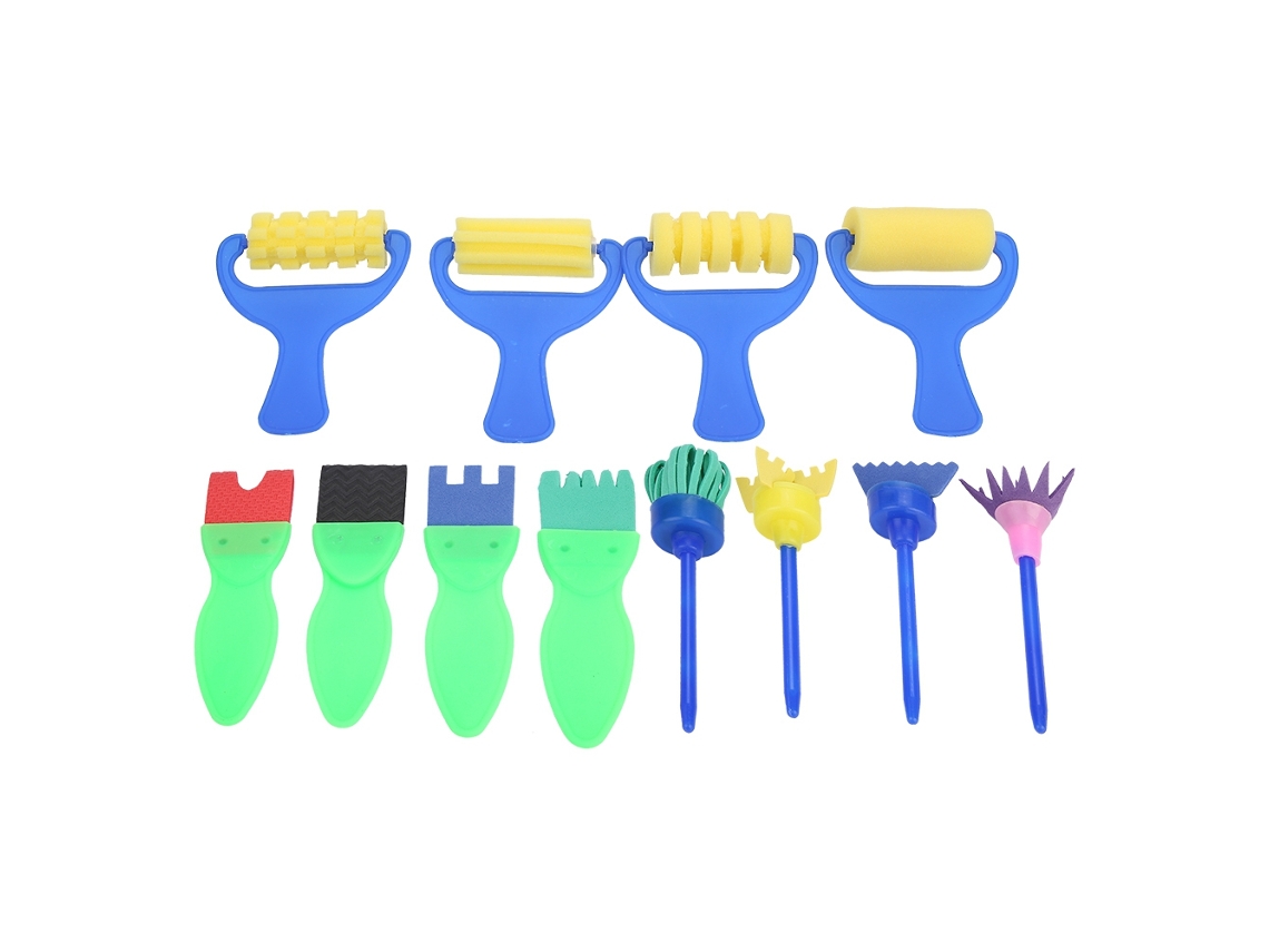 Conjunto De Pintura Para Crianças Com Pinceis - Brinquedo De Pintura Infantil