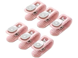 Conjunto De 6 Prendedores De Capa De Edredom Rosa, Que Mantêm Os Cantos No Lugar E Evitam Que O Lençol Se Mova. Aquaforge