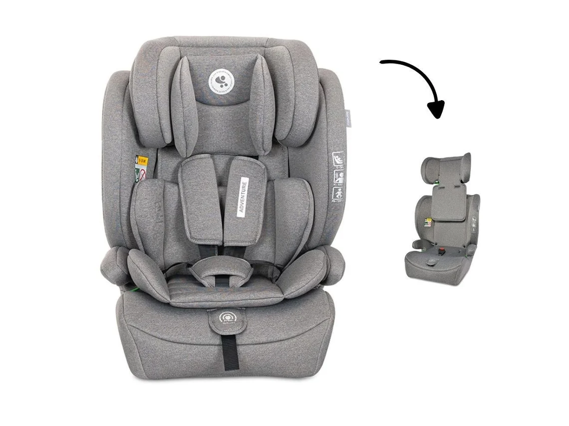 Cadeira Auto Lorelli Adventure I-size (76-150 Cm) - Grey*