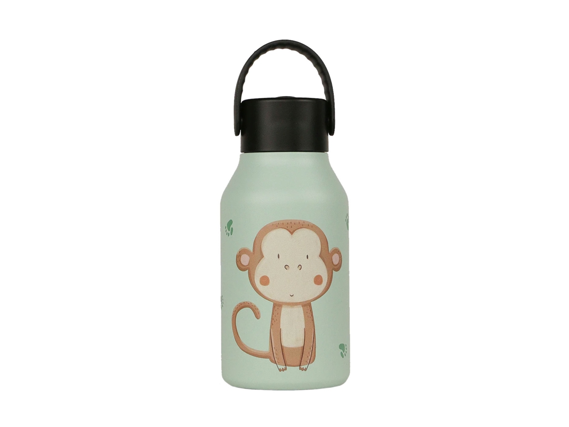 Garrafa Térmica Runbott Mii Marta Munte 350 Ml Macaco