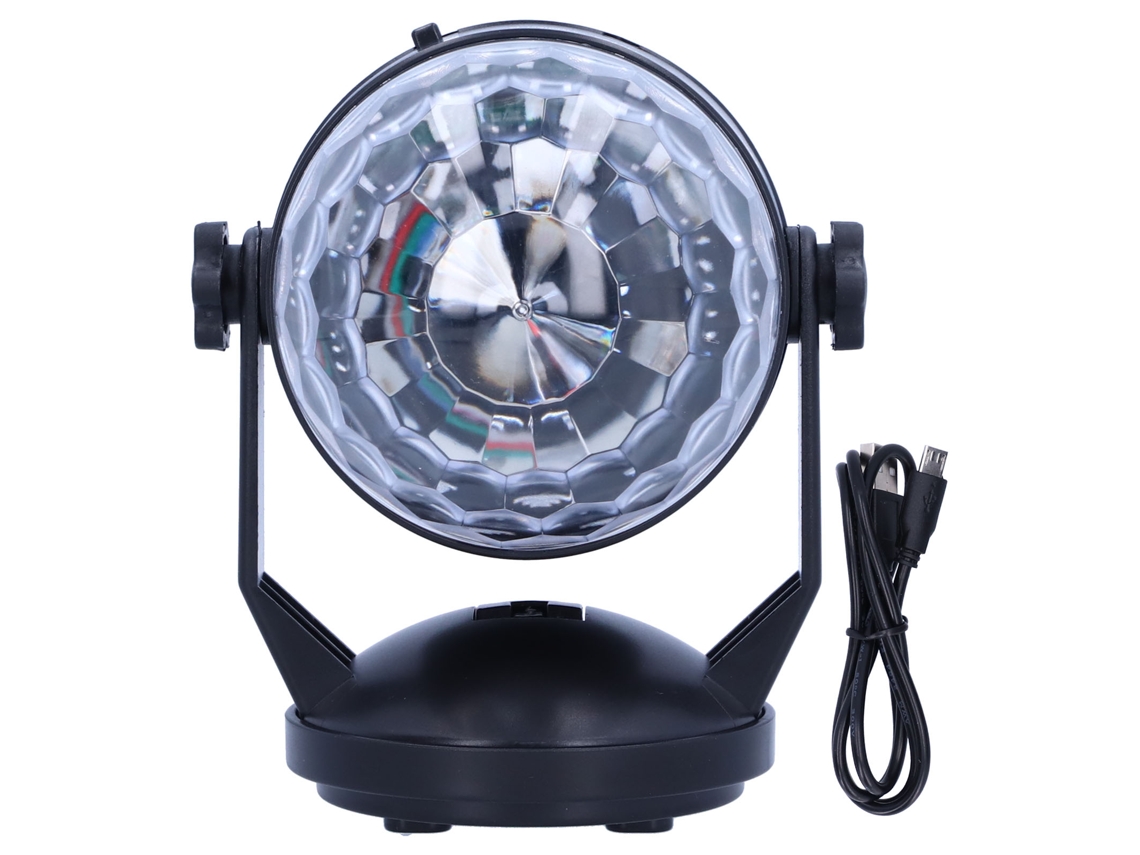 Lâmpada de palco RGB com controle por voz, USB, bateria, ambiente, Ktv, carro, casa S/MARCA