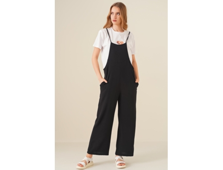Macacão estilo plantador tamanho 38 - Preto MT CLOTHES