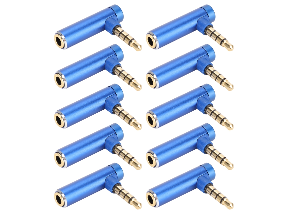 Adaptador de Áudio LAXISCREED 3.5mm 90 Graus