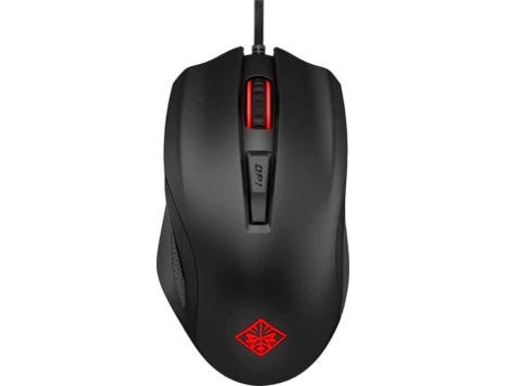 Rato Gaming Mecânico HP Omen 600 em Preto — Com Fio USB | Ergonómico | Destro | 800 a 12 000 PPP