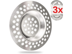 Filtro De Ralo, Pacote De 3, Ø 70 Mm, Adequado Para Ralos Com Diâmetro Interno De Ø 42 Mm, Aço Inoxidável Ss201