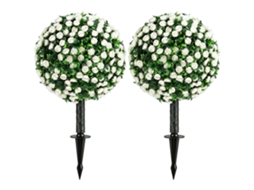 Rosas Artificiais, Com Bolas, 55 Cm