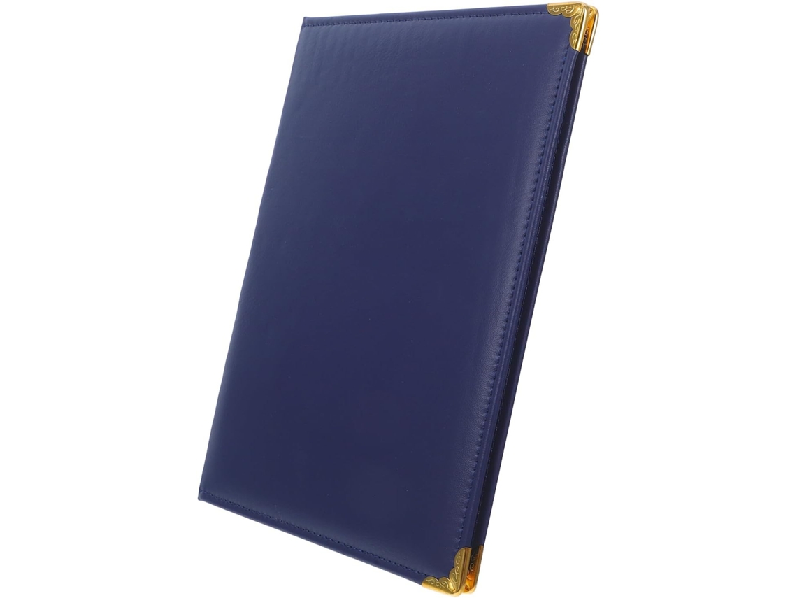 Coheali Capa De Diploma Elegante Em Pu E Papel Bleu Proteção Otimizada E Personalizada Para Cerimônia De