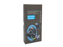Mouse Gamer Rgb Com Shell De Fechadura De Mel 12000 Dpi Sensor Óptico Fio 7 Botões Programáveis