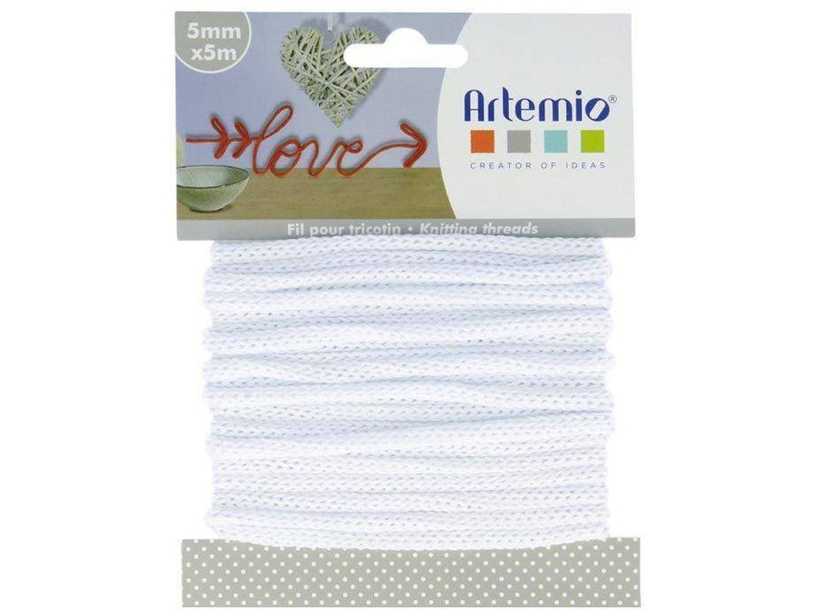 Fio  para Tecer ARTEMIO  (5 mm x 5 M - Branco)