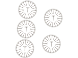 1000 Peças De Tachinhas Cortiça Transparente Para Decoração Parede,